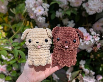 Handmade Crochet Labrador Plushie - Yellow or Chocolate Lab Dog