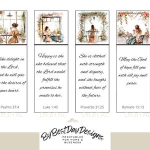Signets bibliques pour femmes : versets bibliques imprimés (téléchargement numérique)
