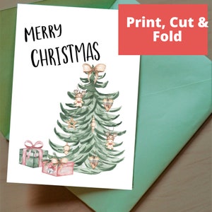 Printable Christmas Cards INSTANT DOWNLOAD Digital Holiday - Etsy