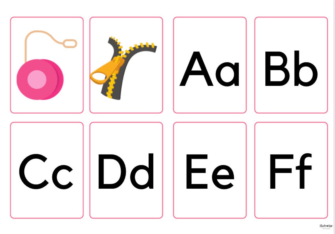 Letter Sounds Flashcards - Etsy