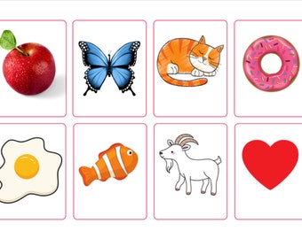 Letter Sounds Printable Flashcards - Etsy