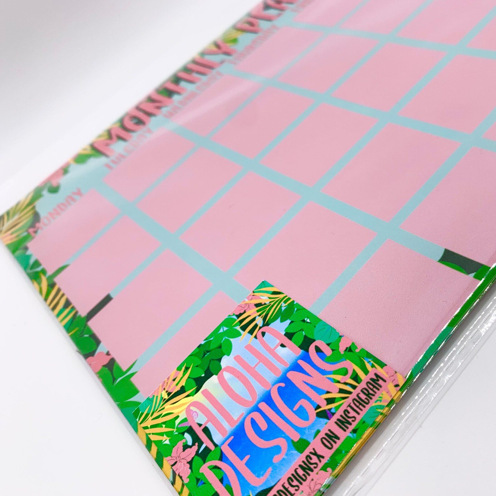 Exotic A4 Monthly Planner Desk Pad Tear Off Pad Month Etsy