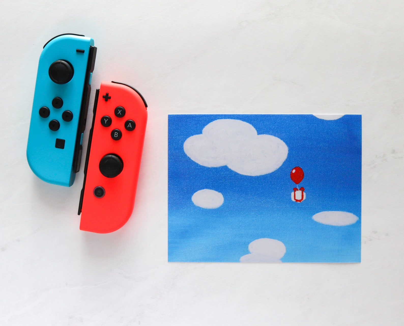 Animal Crossing Balloon Present Art Print 2 Sizes Etsy