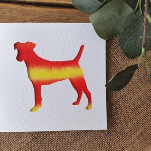 Cartão Jack Russell, Cartão personalizado para cachorro, Cartão pintado à mão, Cartão personalizado, Cartão de aniversário, Cartão de felicitações, Cartão de agradecimento, Cartão