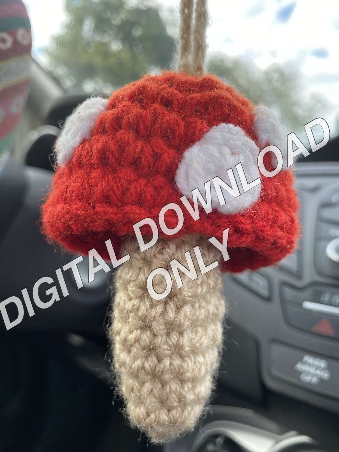 Crochet Mushroom Lighter Holder Pattern pattern Only Etsy