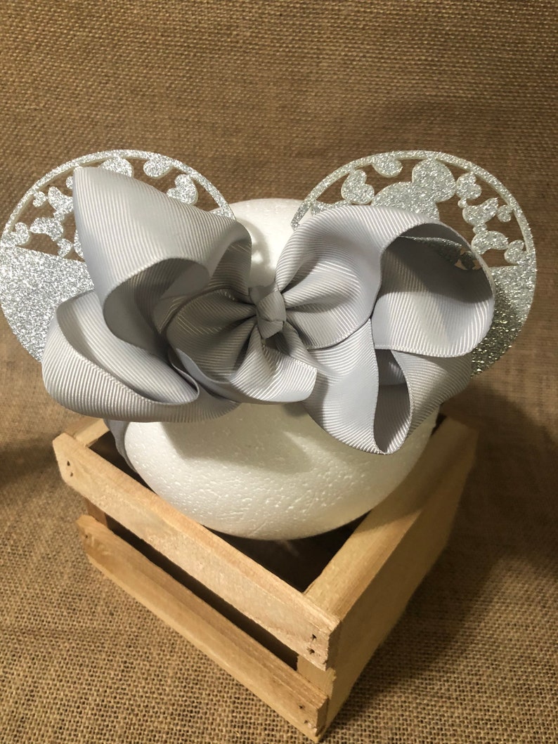 Mickey Cut Out Felt InfantToddler Nylon Headband