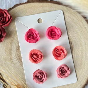 Valentine’s Day earrings | Rose earrings |floral earrings | 24k gold plated | valentines earrings | valentines gift | gift for her