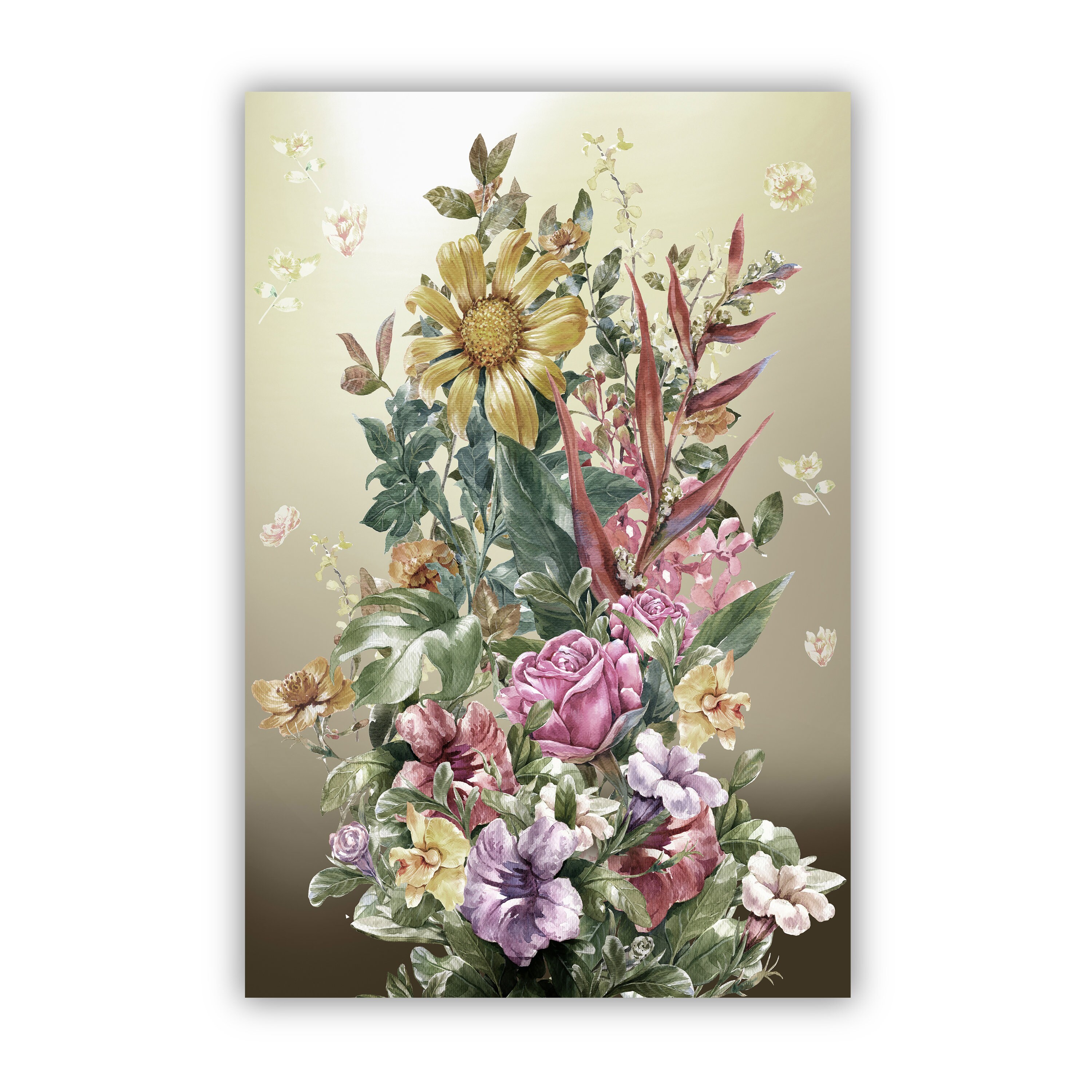 Flowers Oil Painting Flowers Still Life Poster Prints Flower Etsy