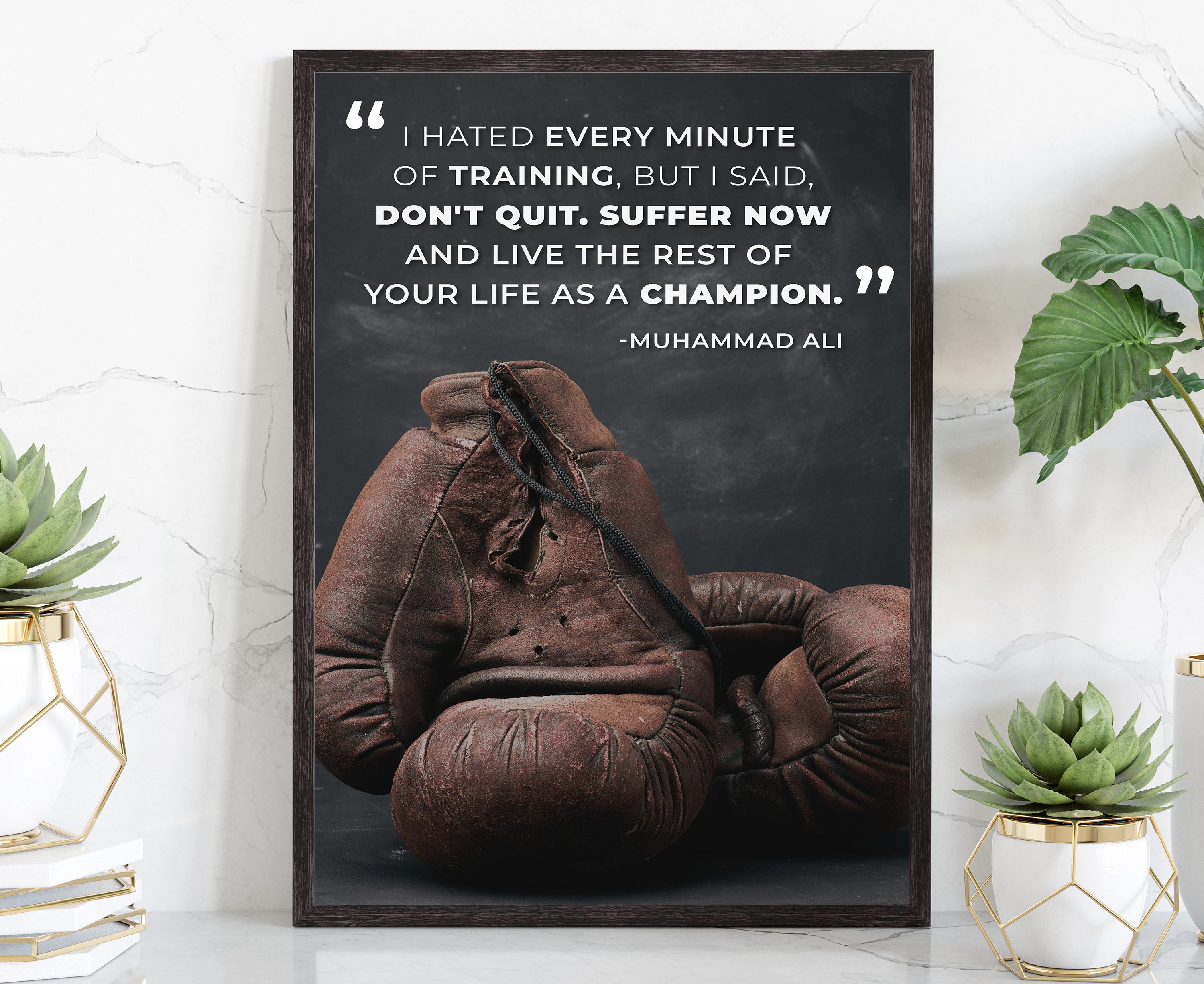 Muhammad Ali Quotes Poster Prints Muhammad Ali Quotes Gym - Etsy