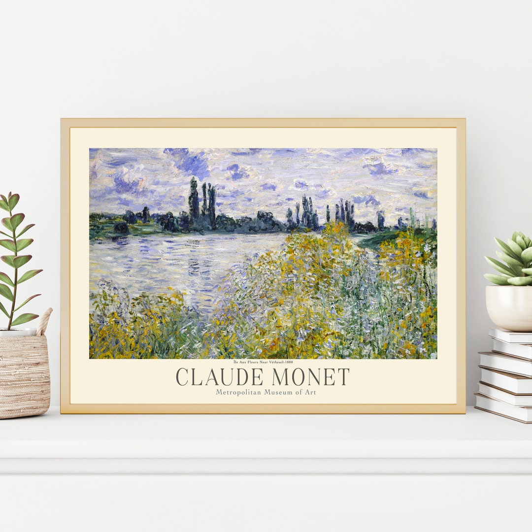 Claude Painting Prints, Museum Gallery Exhibition Poster, Claude