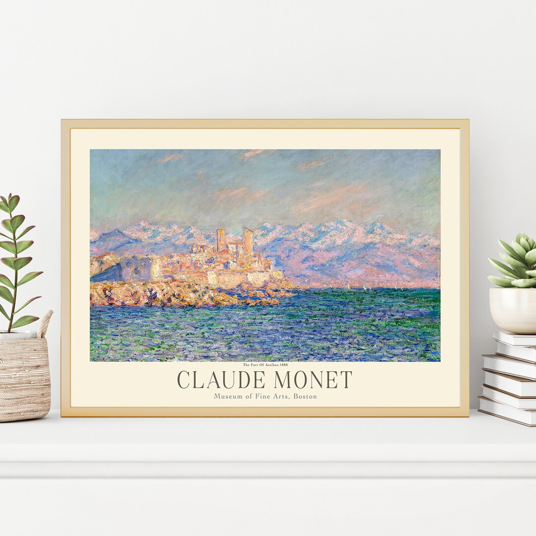 Claude Painting Prints, Museum Gallery Exhibition Poster, Claude