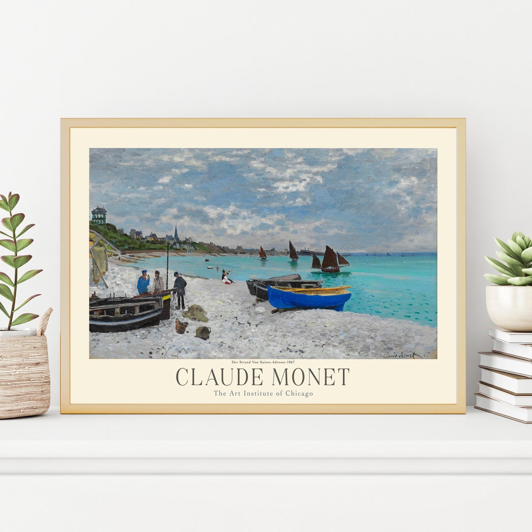 Claude Painting Prints, Museum Gallery Exhibition Poster, Claude