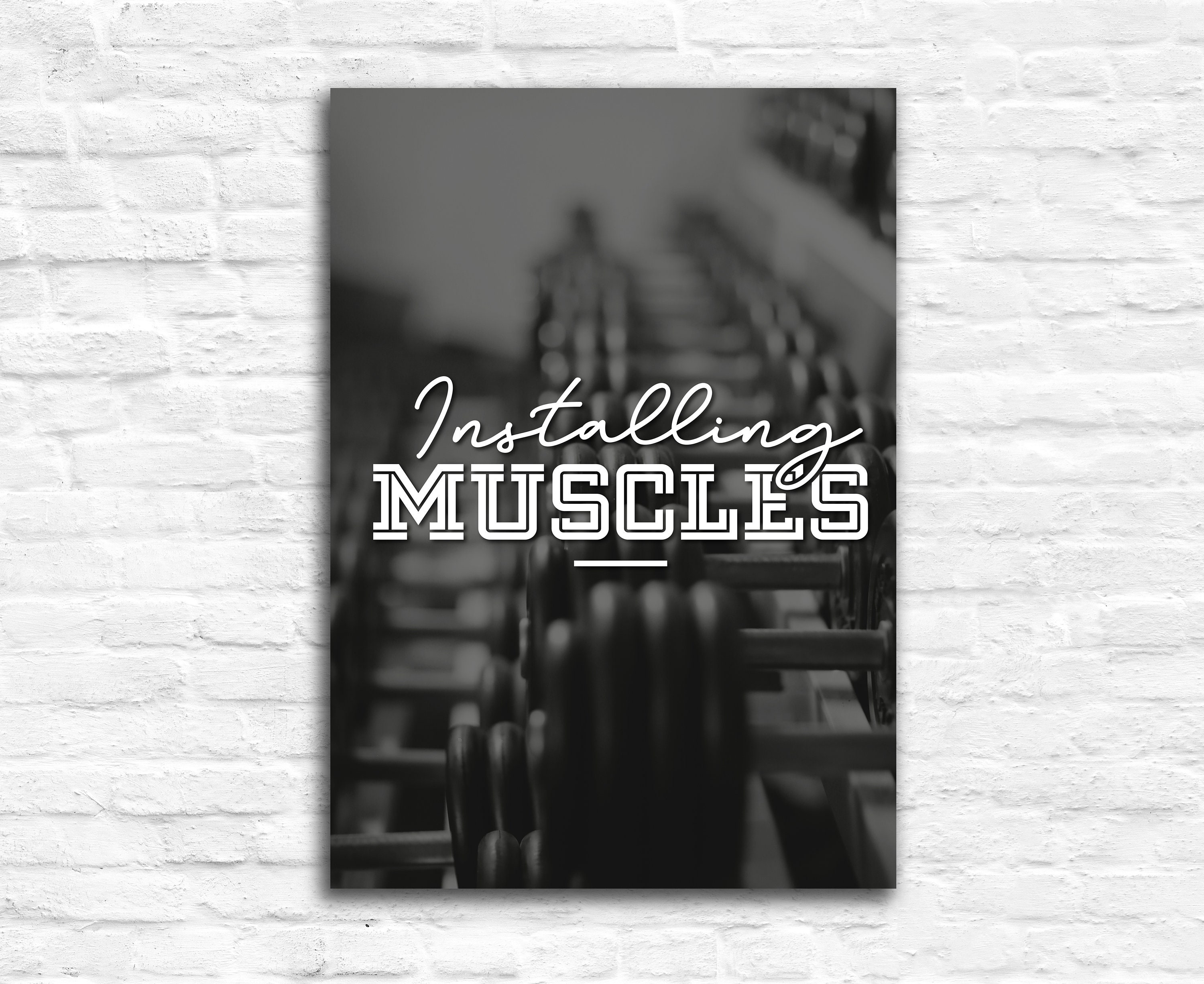 Gym Wall Art Gym Poster Gym Prints Gym Décor Home Gym Etsy