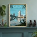 Retro Style Travel Poster, Minnesota Vintage Rustic Poster Print, Home ...