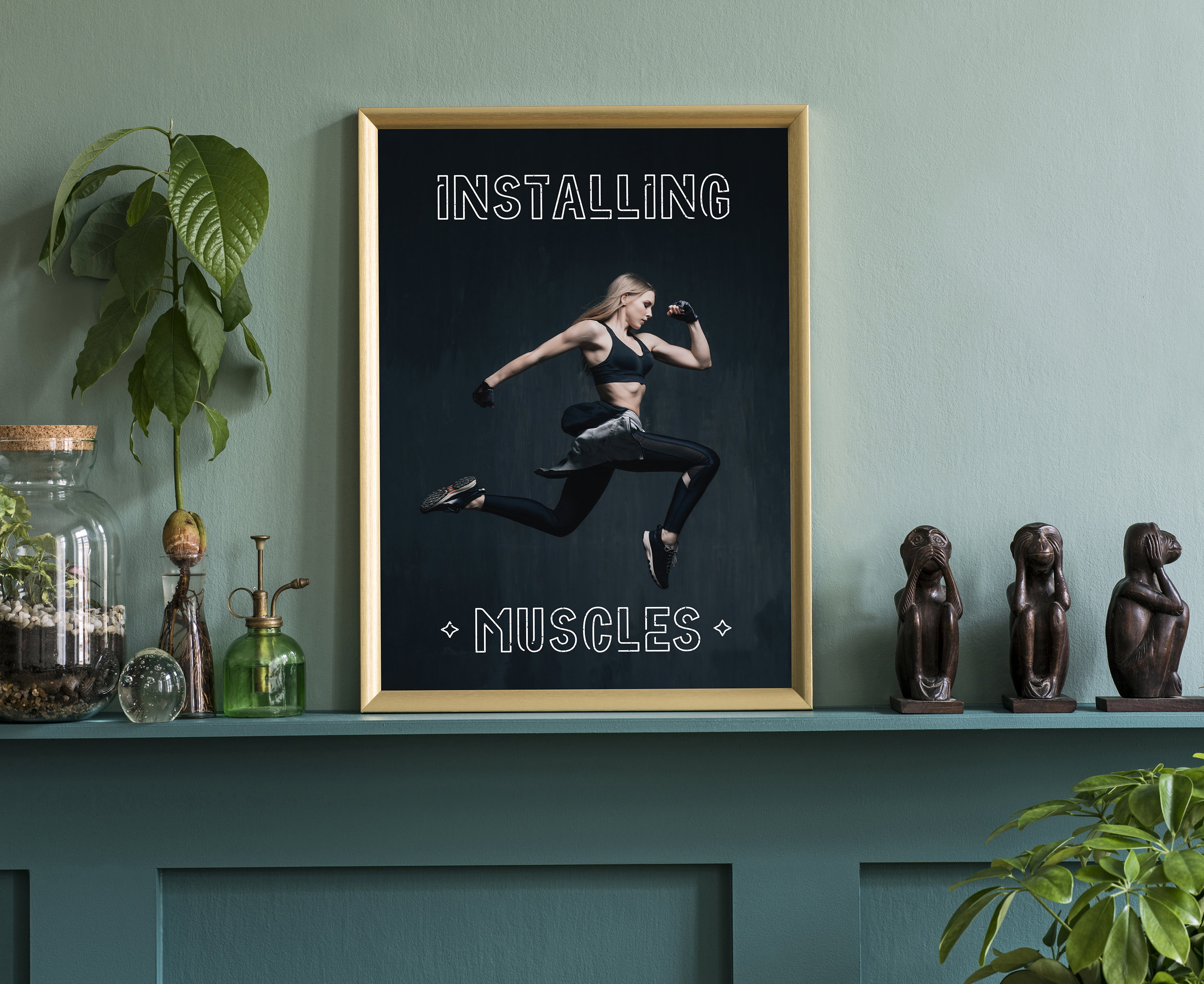 Home Gym Art Print - 7mhmfxt