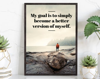 Office wall art, Gym Poster, Gym quote, Home workout poster, Inspired poster, Fitness art poster, Motivational quote, Meaningful words