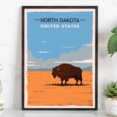 Retro Style Travel Poster Arizona Vintage Rustic Poster Etsy