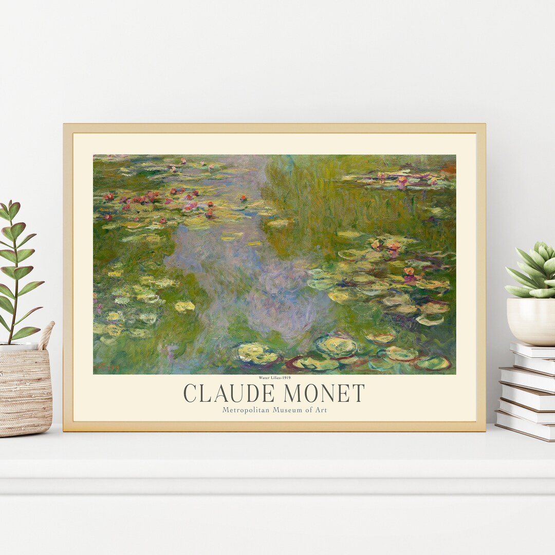 Claude Painting Prints, Museum Gallery Exhibition Poster, Claude
