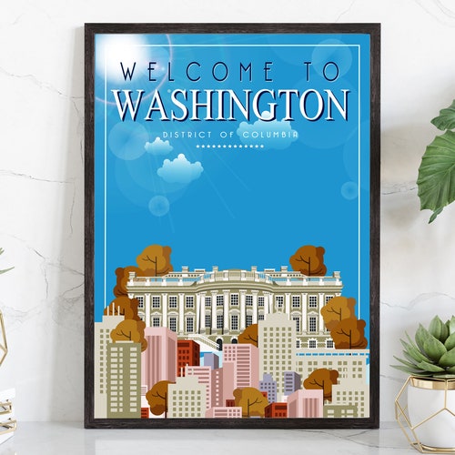 Retro Style Travel Poster Kansas Vintage Rustic Poster Print Etsy