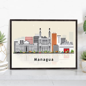 Buy Bogota 1938 Vintage Travel Poste Managua Nicaragua X Serie