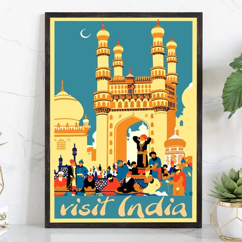 Retro Style Travel Poster Wyoming Vintage Rustic Poster Etsy