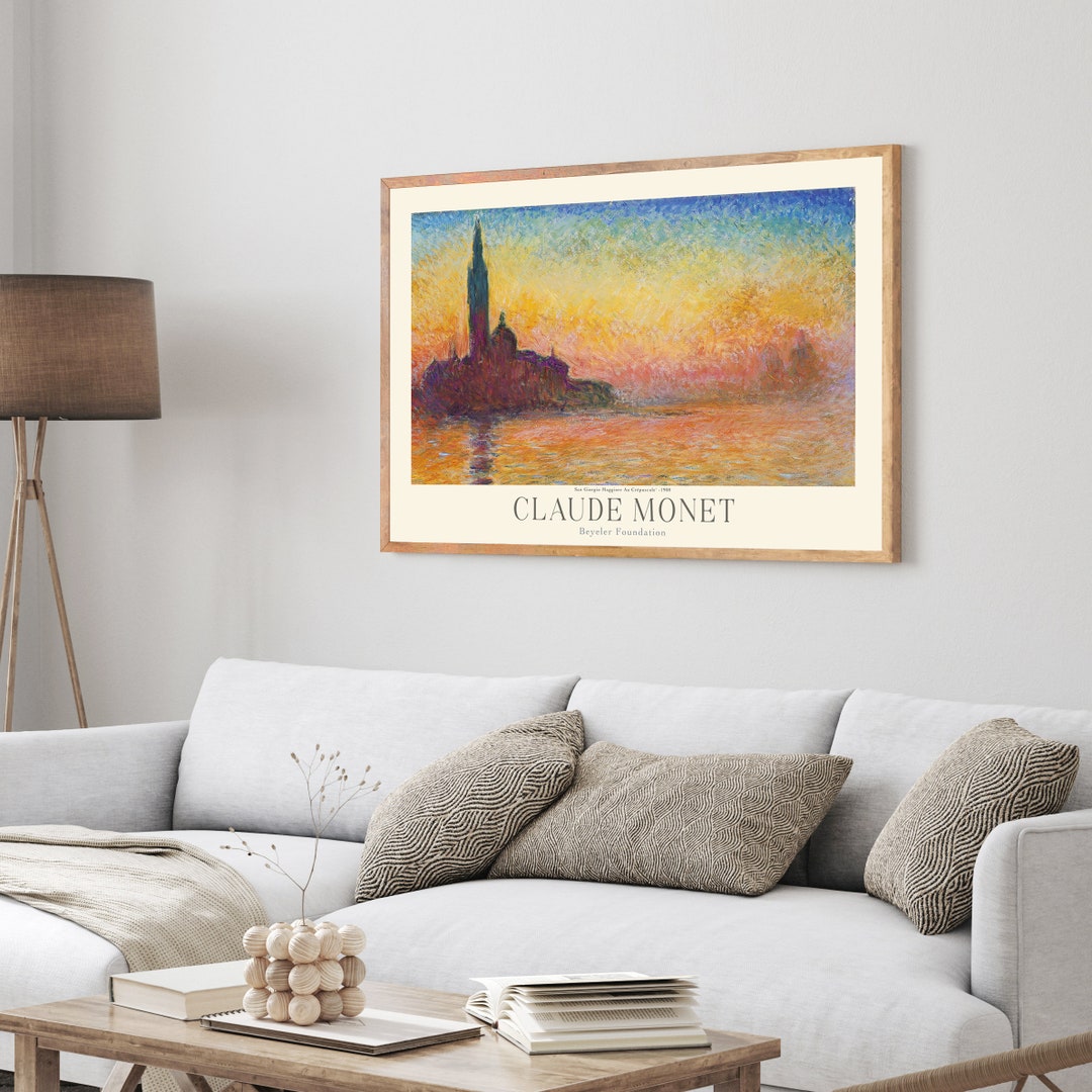 Claude Painting Prints, Museum Gallery Exhibition Poster, Claude