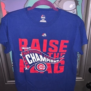 Retro 2016 Chicago Cubs Championship Tee Sz S