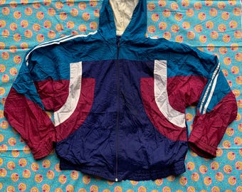 Vintage 80's Macgregor Men Multicolor CHEVRON Colorblock