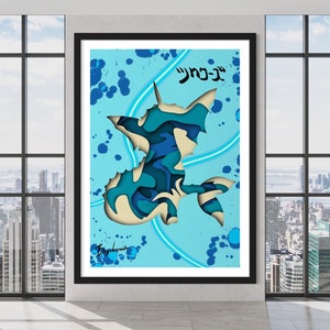 Vaporeon Shadow style Print