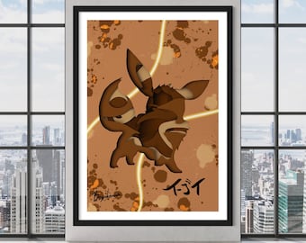 Eevee Shadow style Print