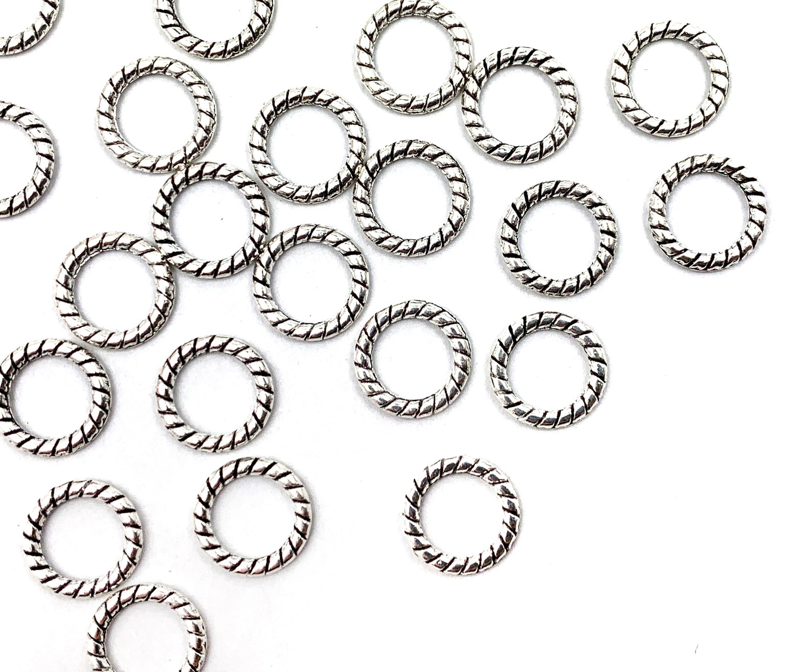 20/50/100 pcs 8mm Ring Spacer Simple Spacer Closed Jump | Etsy