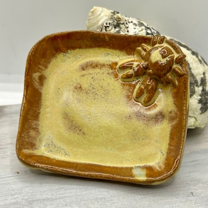 Crab Ring Dish, Crab Trinket Dish, Coastal Home Decor, Housewarming Gift