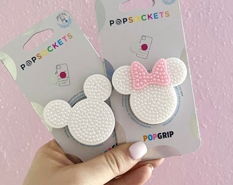 Mickey and Minnie Pearl phone grip