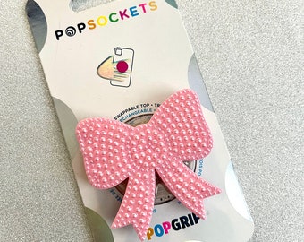 Pink Bow phone grip