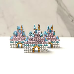 Straw Toppers Castle Straw Topper Disney Castle Inspired Disney