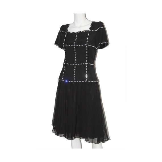 Chic Vintage RICHILENE Crystal Studded 2 pc Cockta
