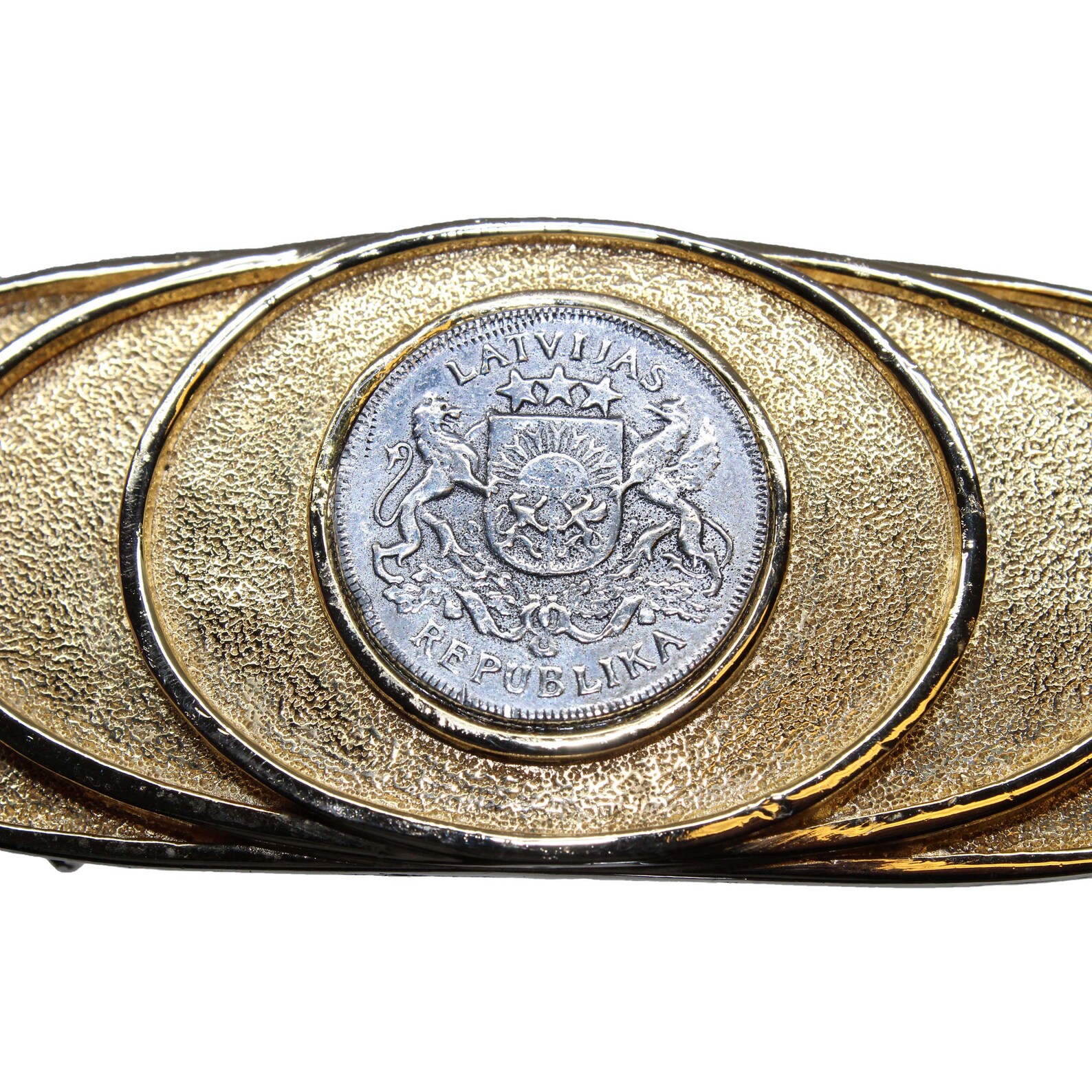 Rare Mimi Di N Large Gold Oval Coin Belt Buckle C1985 Etsy