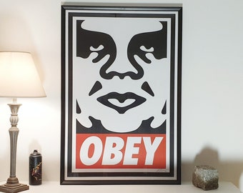 Shepard Fairey Poster (OBEY) - SIGNED - Obey Icon - 2021 - Open Edition Large Format