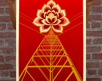 シェパード・フェアリー ポスター (OBEY) - サイン入り - Obey Icon