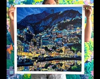 Positano - Seth Armstrong - Edición limitada de 361 ejemplares - Digigrafía firmada - 2025