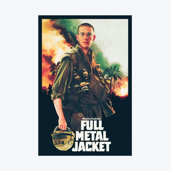 Large Format Poster - Full Metal Jacket - Born To Kill - Stella Ygris - Limited Edition of 50 copies - Signed Digigraphy