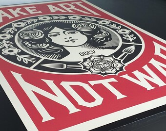 Shepard Fairey シェパード・フェアリー（本人サイン入り） Amazon.co.jp: シェパードフェアリーポスターシェパードフェアリー