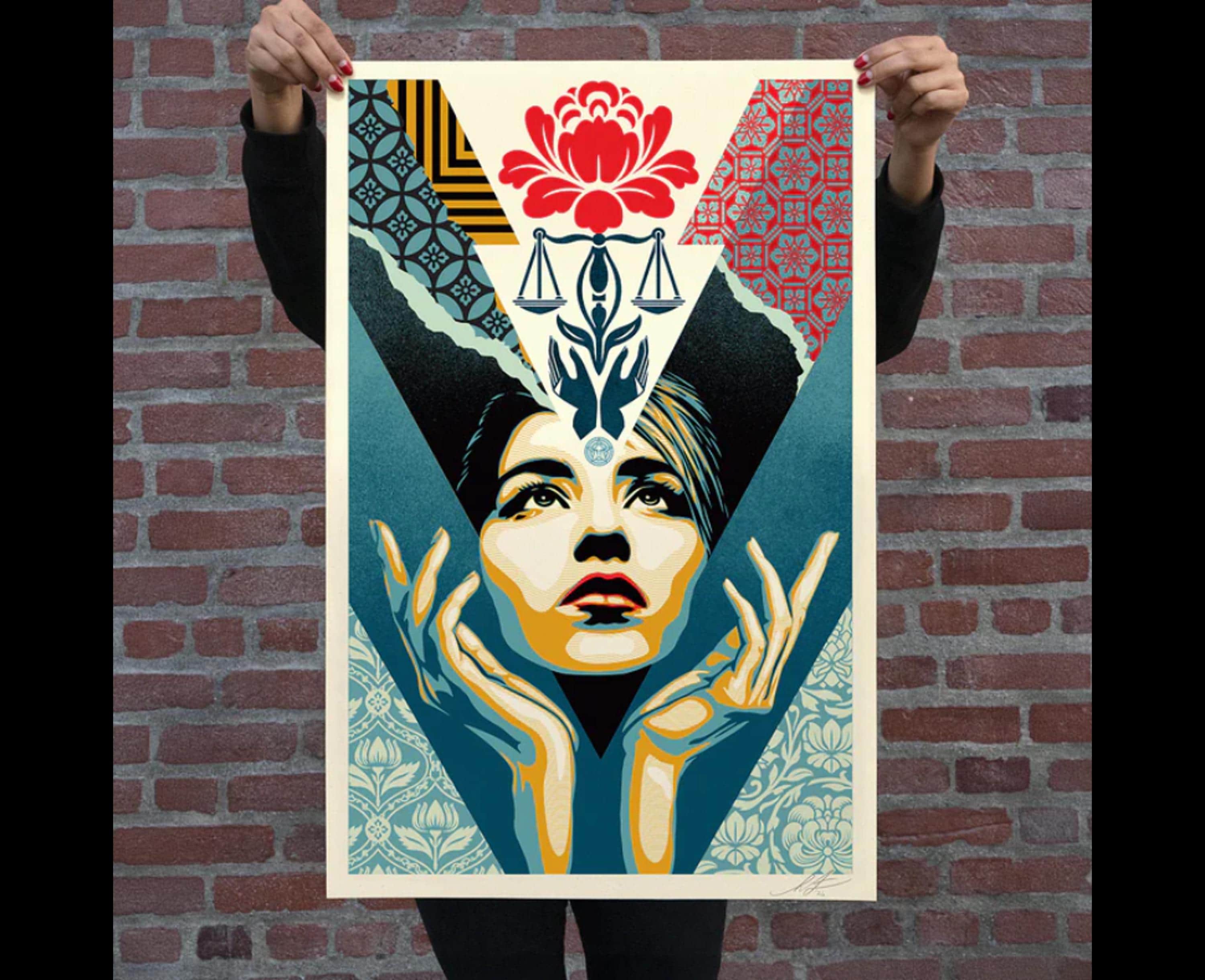 Obey Giant Original Signed Print - Etsy