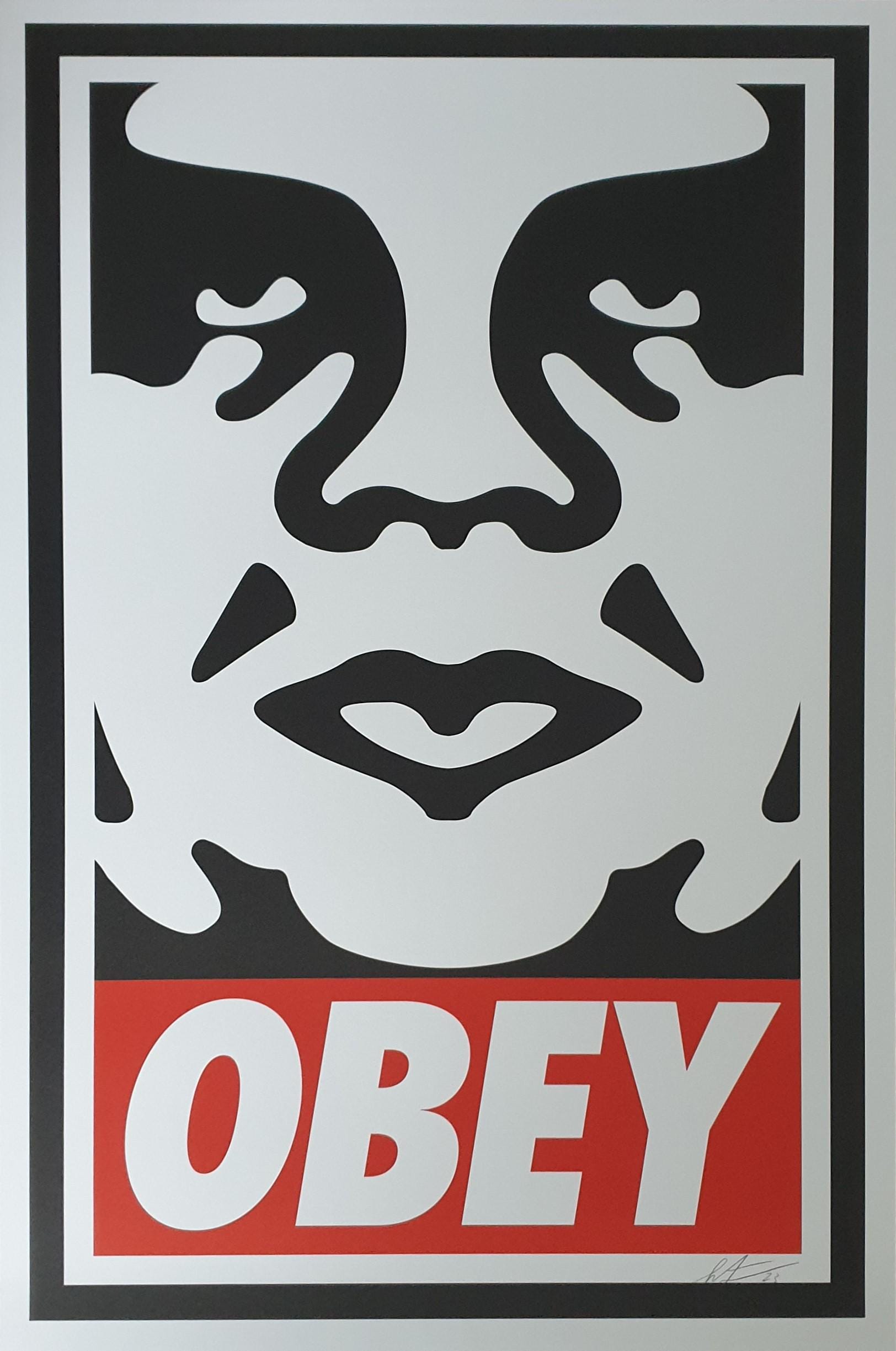 シェパード・フェアリー ポスター (OBEY) - サイン入り - Obey Icon
