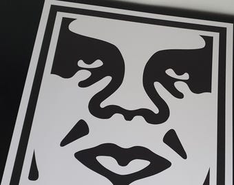 シェパード・フェアリー ポスター (OBEY) - サイン入り - Obey Icon