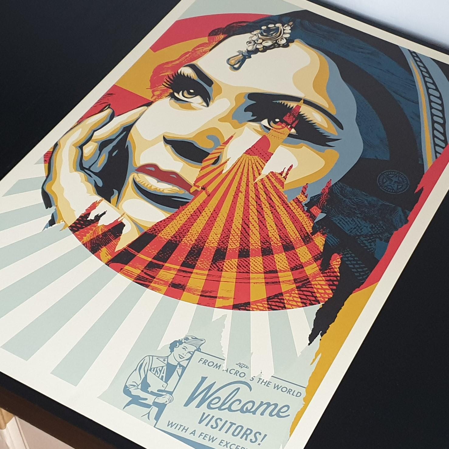 Shepard Fairey Poster (OBEY) - SIGNED - Target Exceptions - 2024