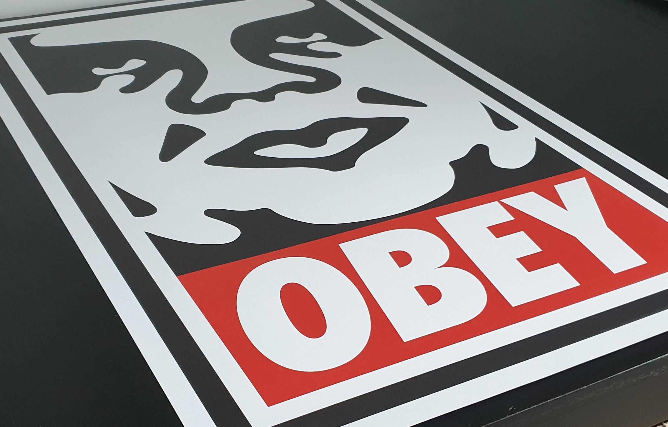 シェパード・フェアリー ポスター (OBEY) - サイン入り - Obey Icon