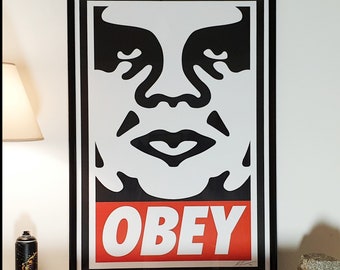 Shepard Fairey Poster (OBEY) - SIGNED - Obey Icon - 2024 Shepard Fairey Poster (OBEY) - SIGNED - Obey Icon - 2024