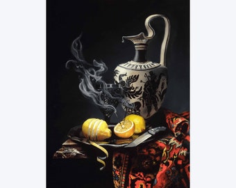 Signed Poster - Bitter Lemon - Kathy Ager - Limited Edition of 40 copies - Digigraphie - 2020