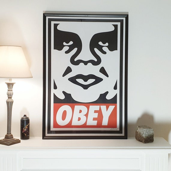 Shepard Fairey Poster (OBEY) - SIGNED - Obey Icon - 2025